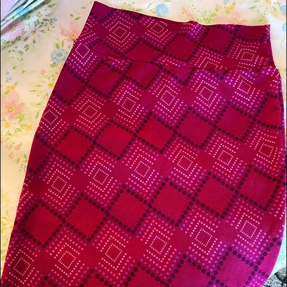 Lularoe Magenta Pink Cassie Skirt